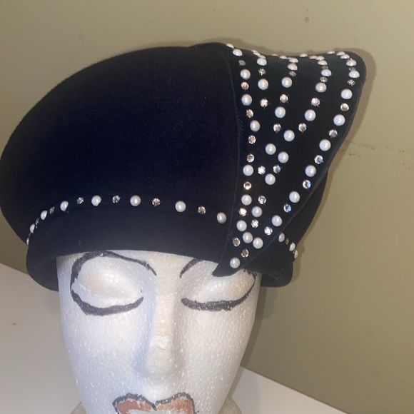Dark Navy Blue Hat by Jack McConnell (PRICE IS FIRM) *****NO LOWBALLERS **** main image 6